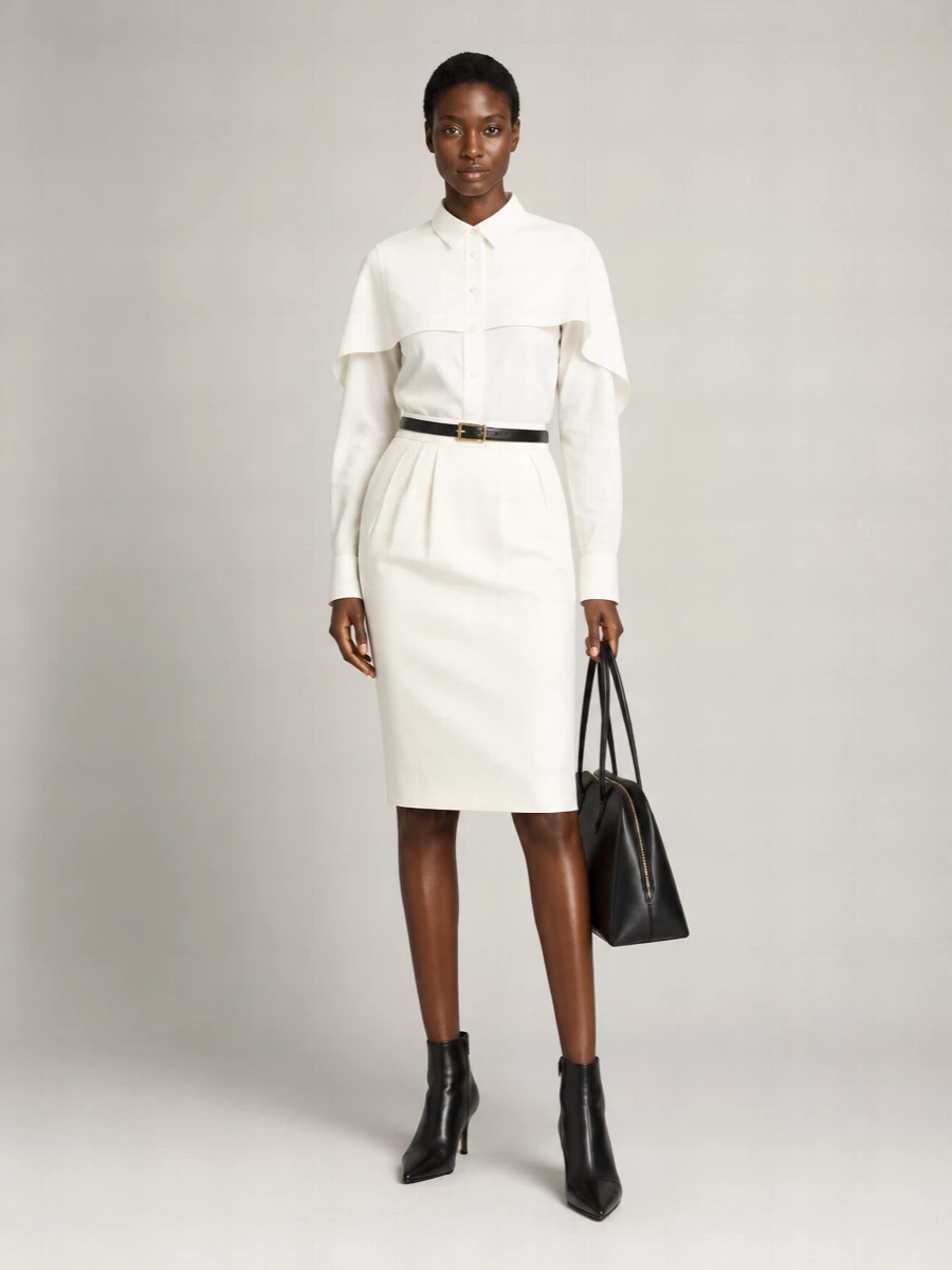 Stella Mccartney High-Rise Midi Pencil Skirt