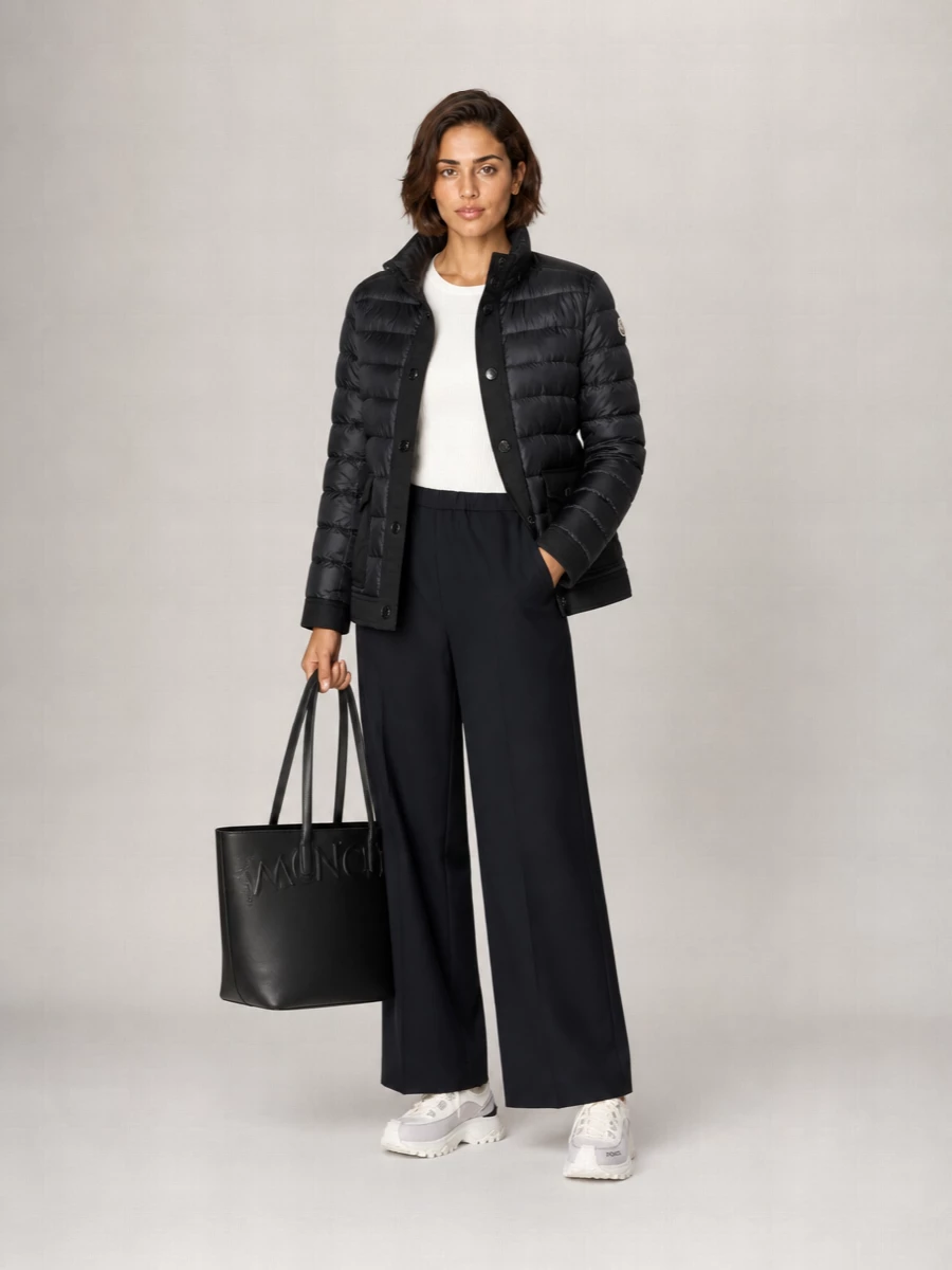 Moncler Small Calfskin Tote Bag