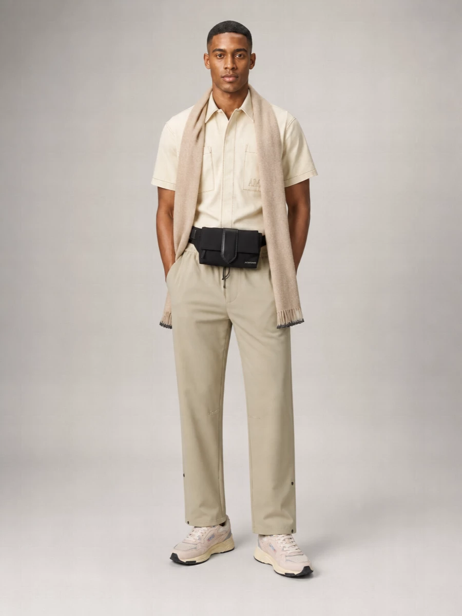 Autry Nylon Regular-Fit Tailored Shorts