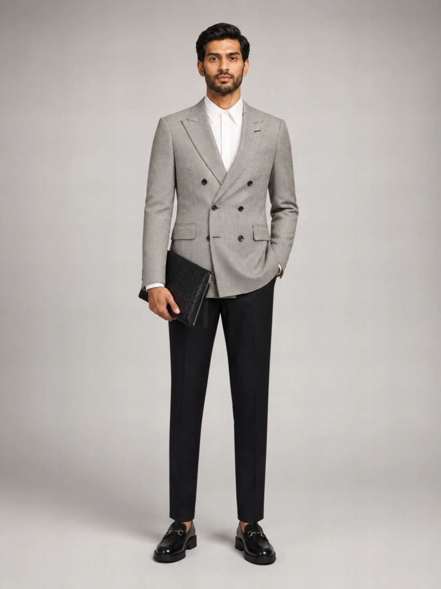 Tom Ford Wool Double-Breasted Blazer