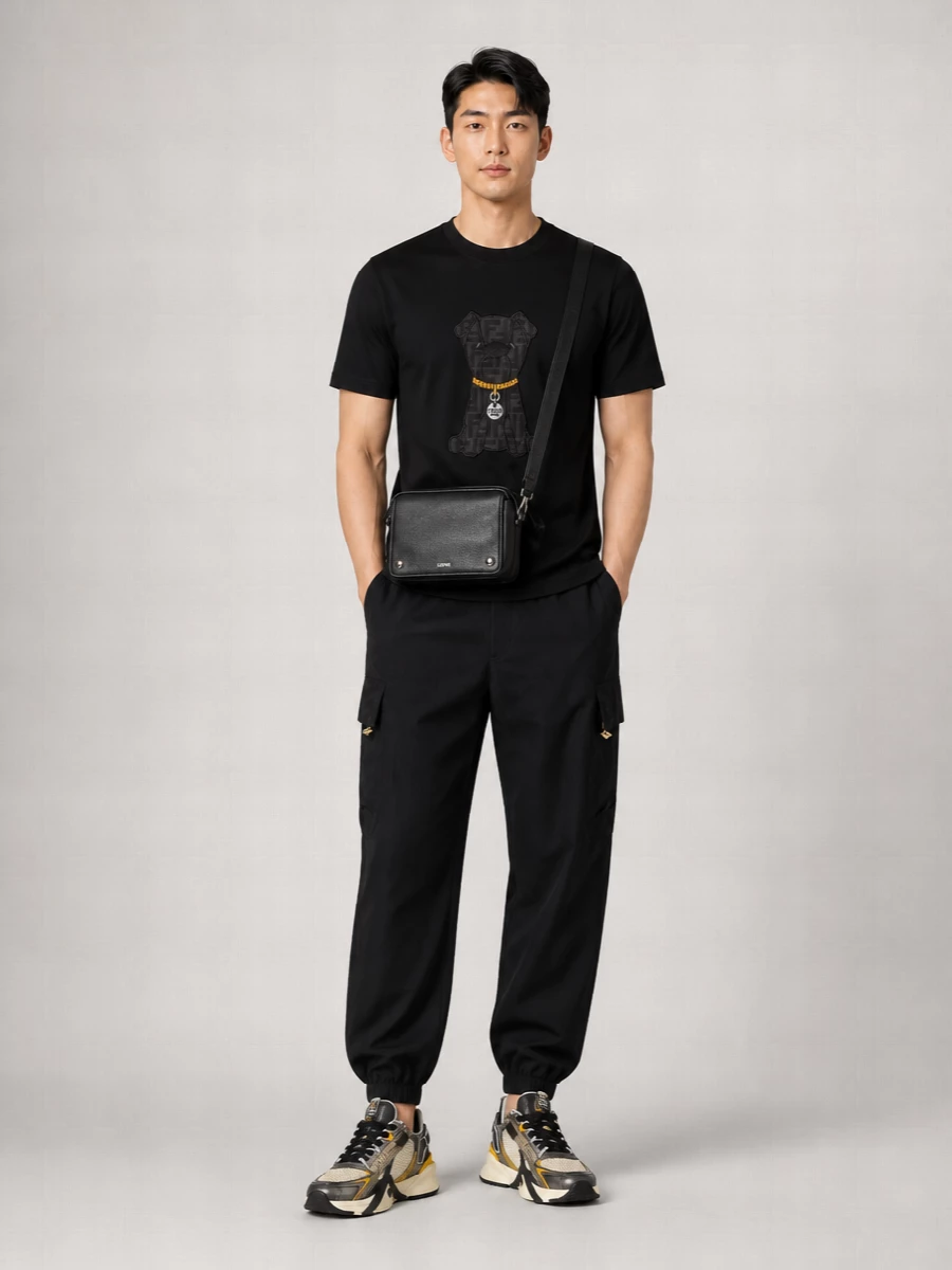 Fendi Mesh Low-Top Sneakers