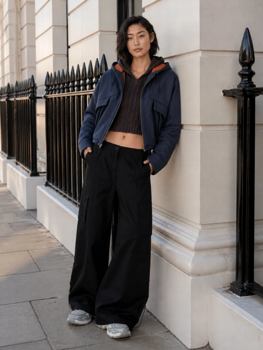 Ottolinger bomber rick owens knit cargo pants