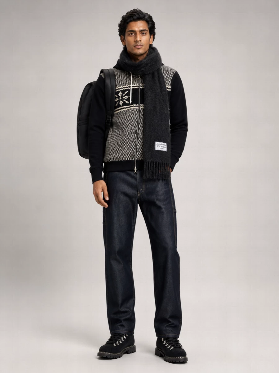 Junya Watanabe Jacquard Hoodie