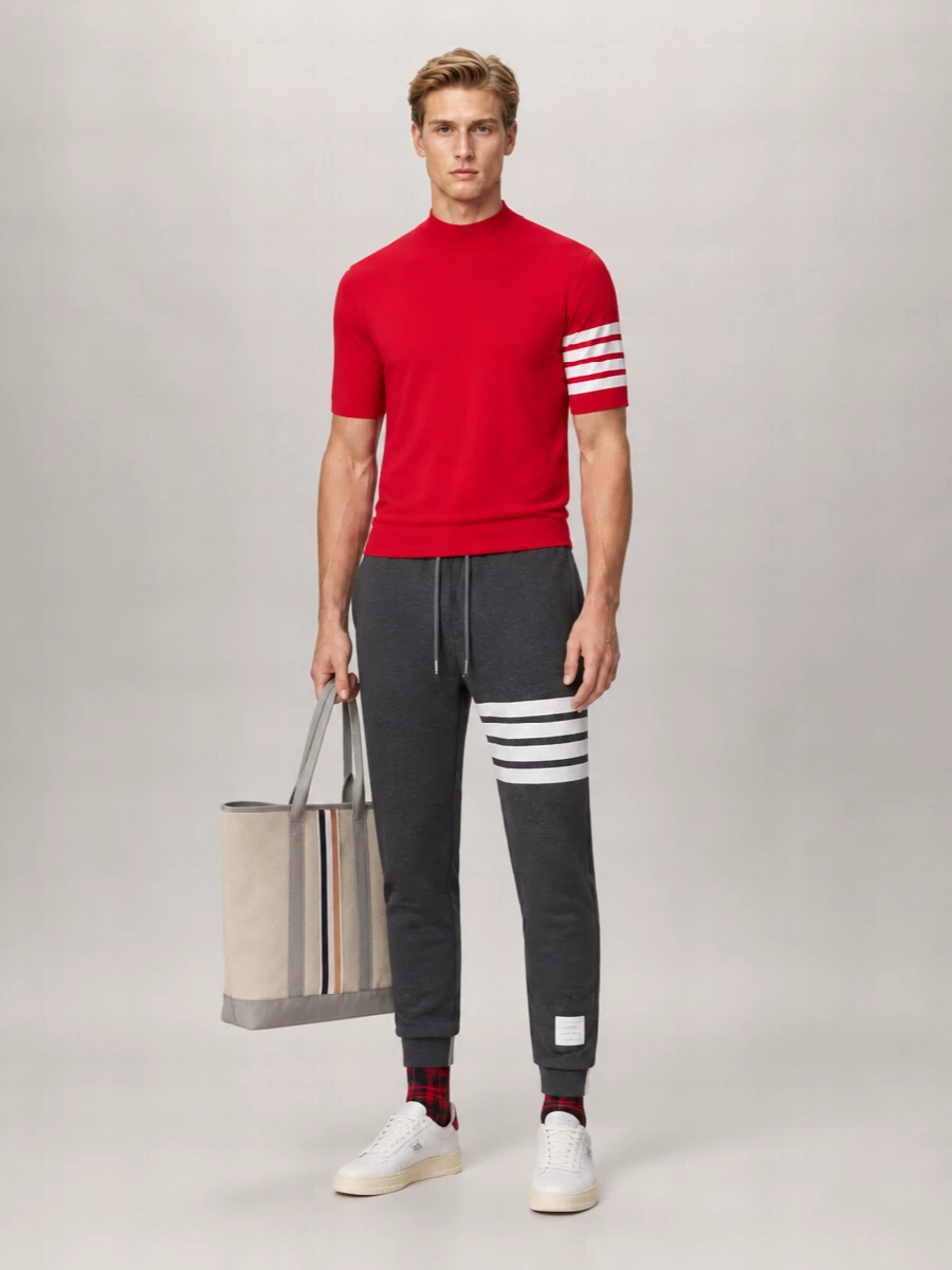 Thom Browne Cotton Jersey Short-Sleeve T-Shirt