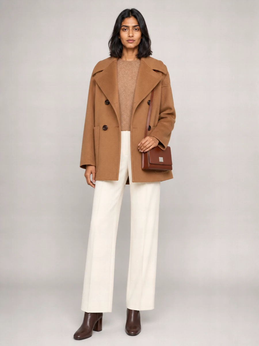 Max Mara Cashmere Double-Breasted Coat