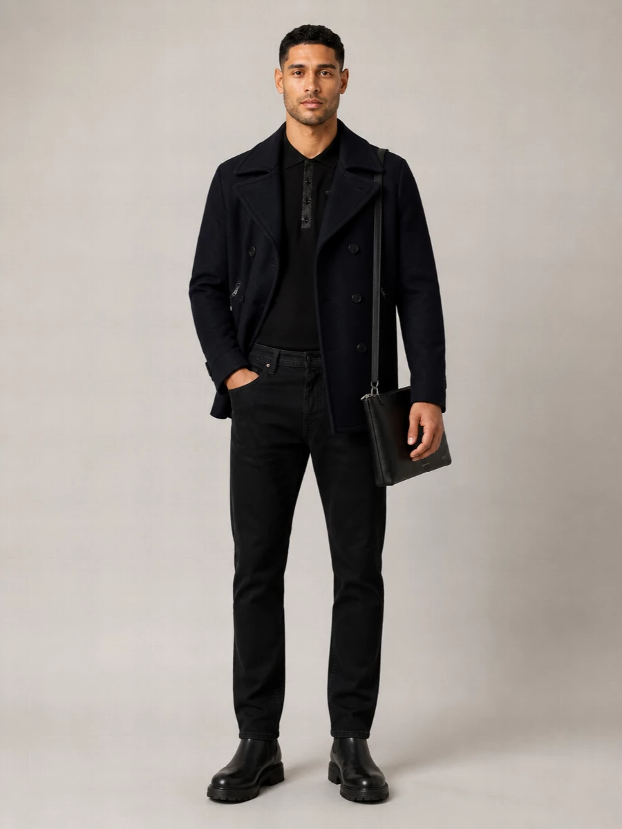 Diesel Wool Peacoat