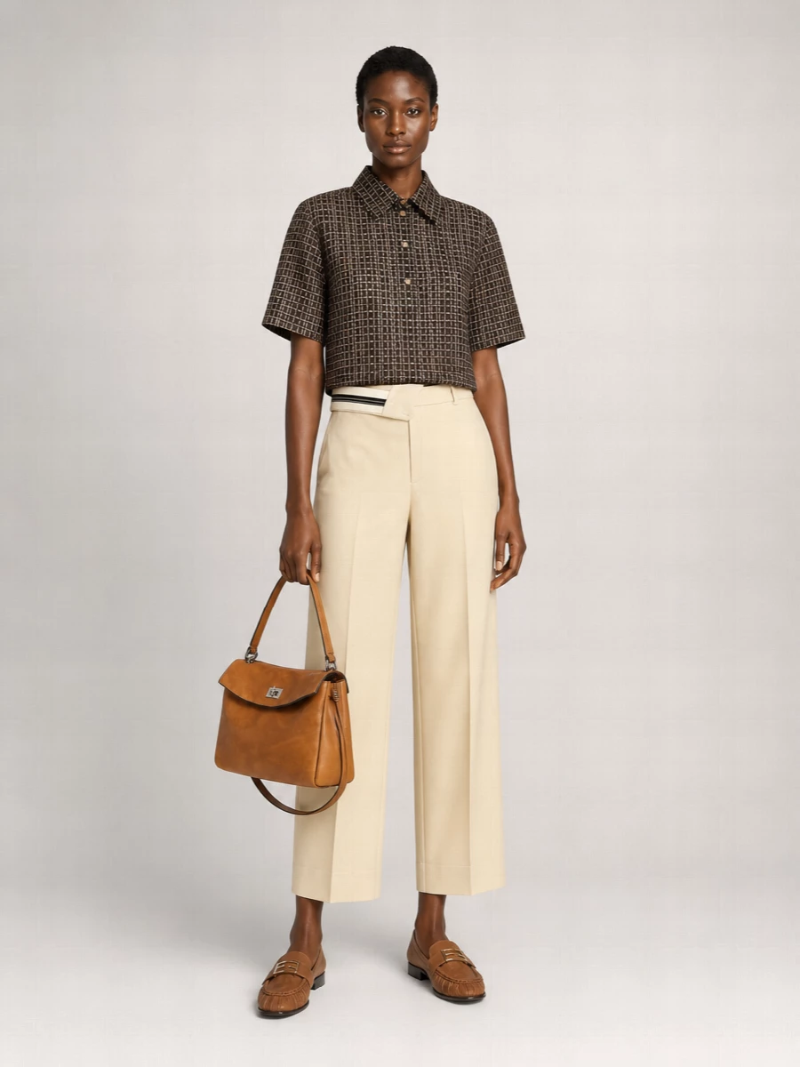Fendi Silk Polo Shirt