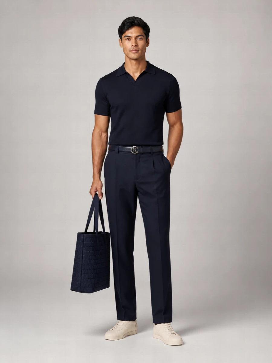 Giorgio Armani Viscose Polo Shirt