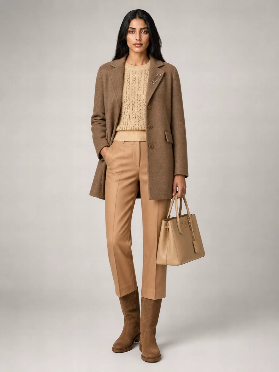 Ermanno Scervino Single Breasted Coat