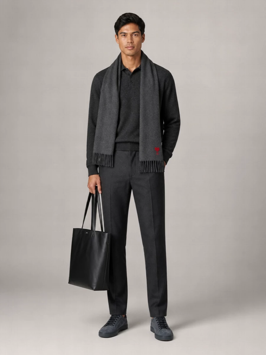 Beams Plus Wool Polo Sweater