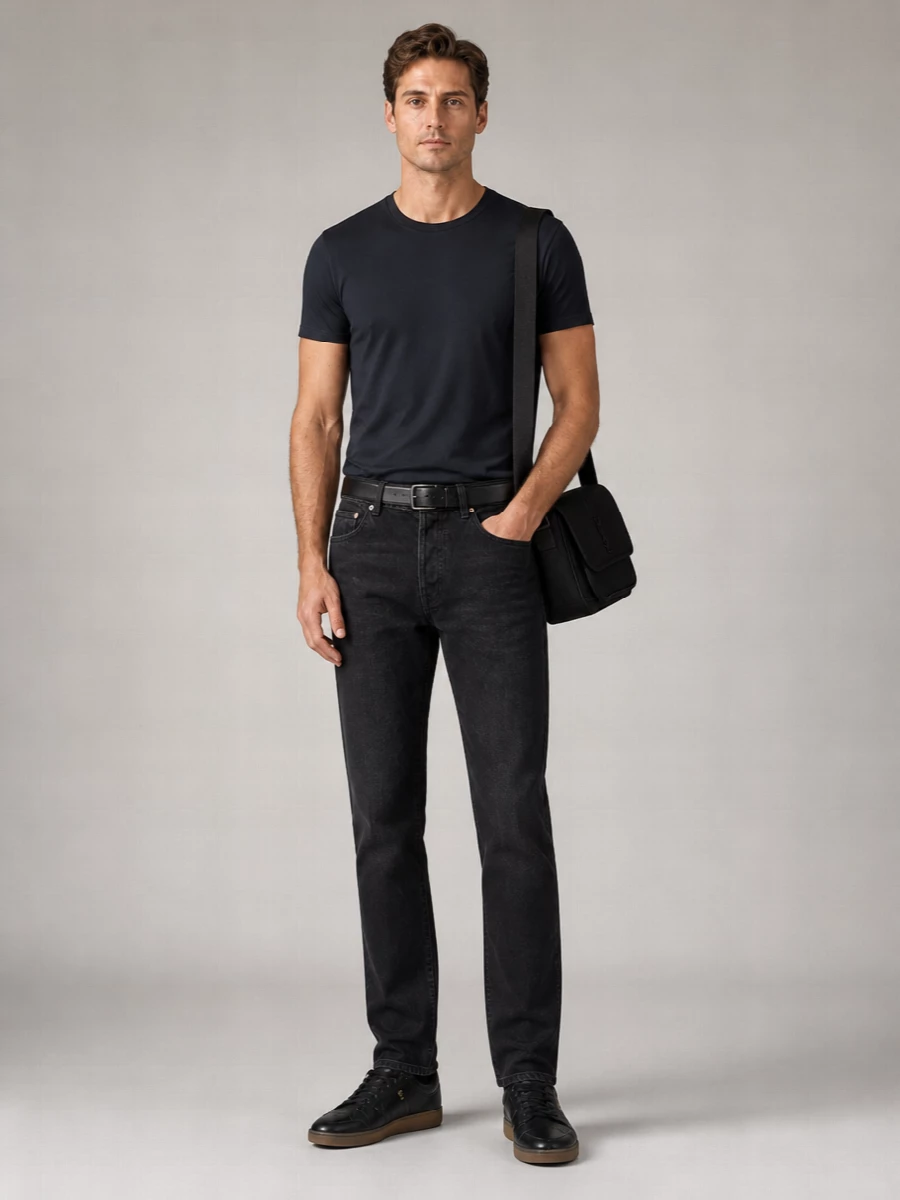 Saint Laurent Leather Belt