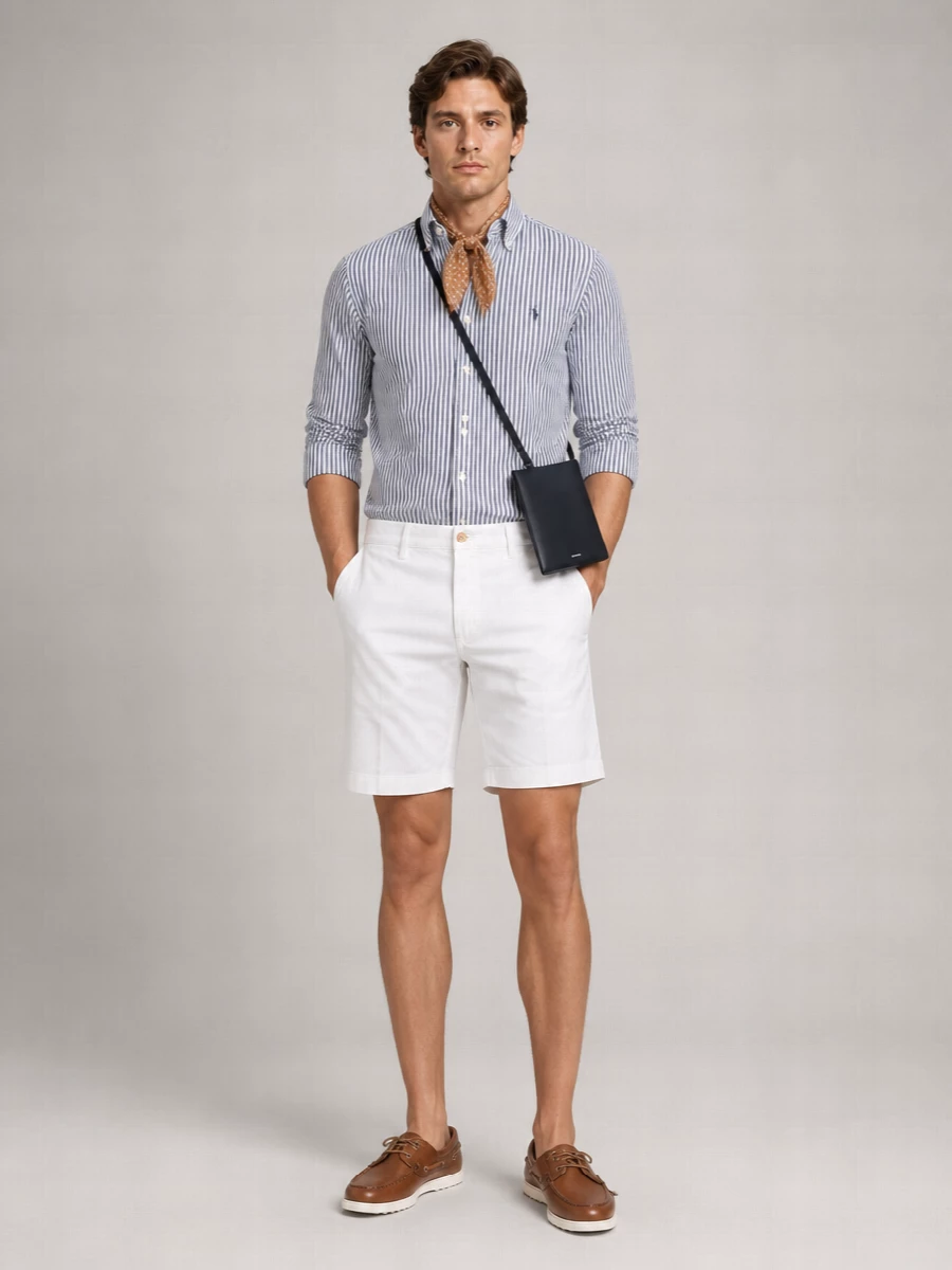 Polo Ralph Lauren Striped Linen Button-Down Shirt