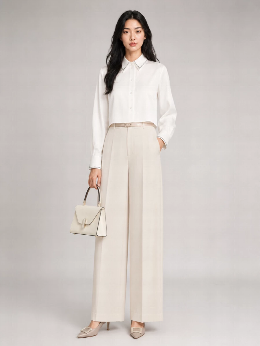 Fabiana Filippi Cropped Cotton Shirt