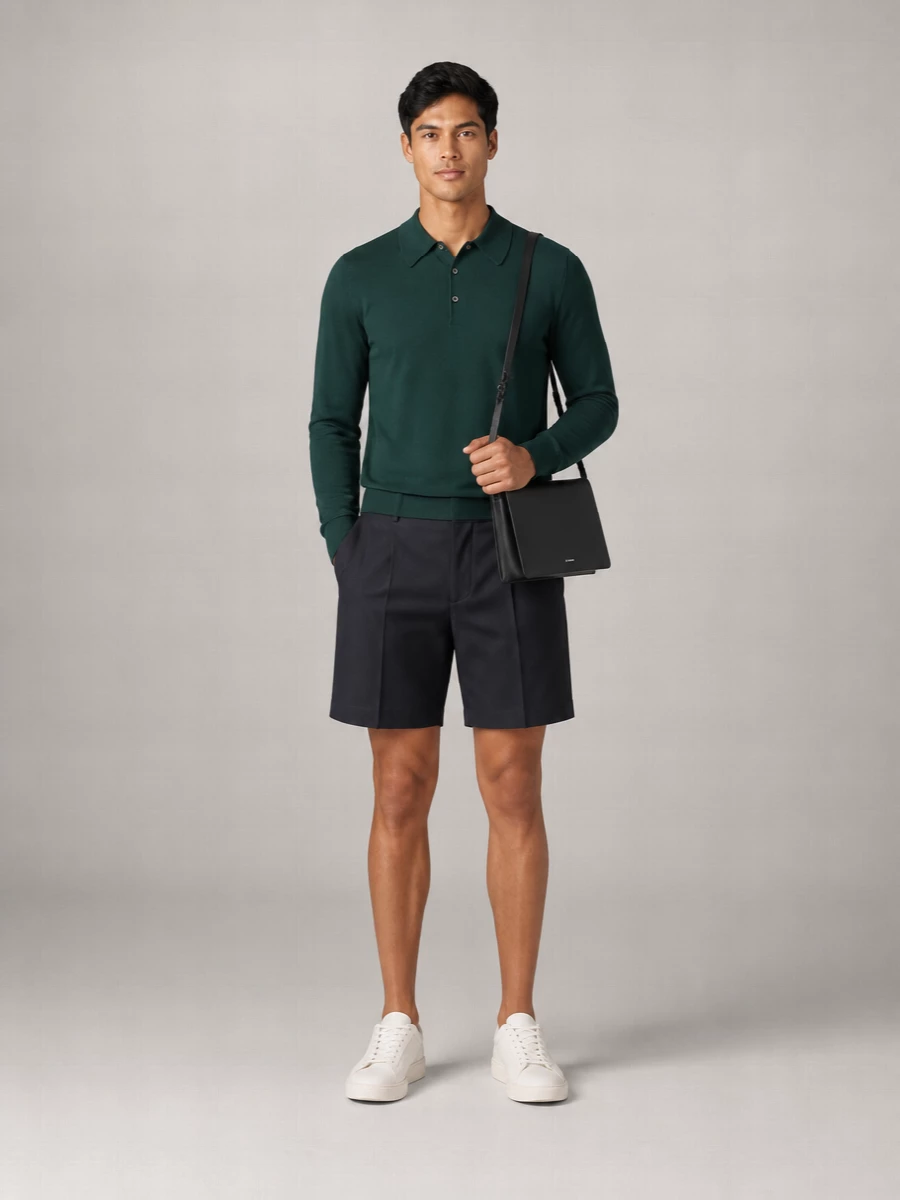John Smedley Cotton Polo Shirt