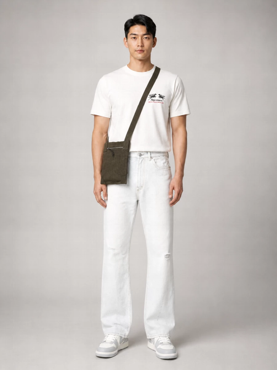 Off-White Leather Low-Top Sneakers