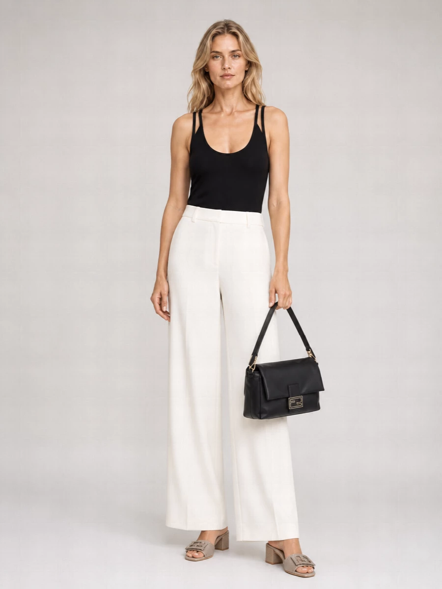 Fendi Viscose Sleeveless Dress