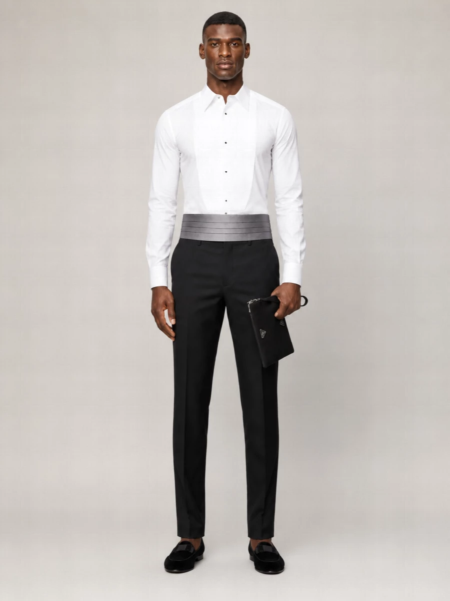 Dolce&Gabbana Silk Pleated Cummerbund