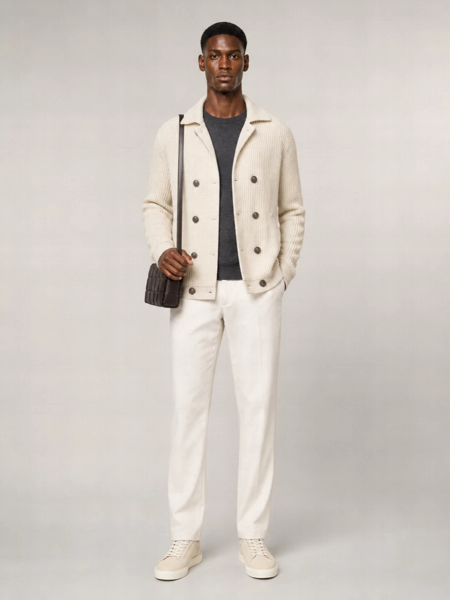 Brunello Cucinelli cashmere bomber jacket