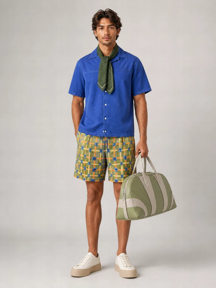 Marni Silk Bermuda Shorts
