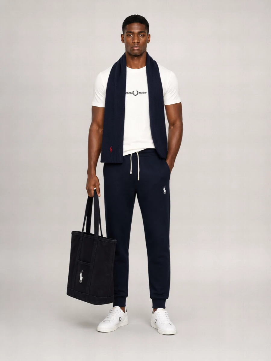 Fred Perry cotton logo-embroidered t-shirt