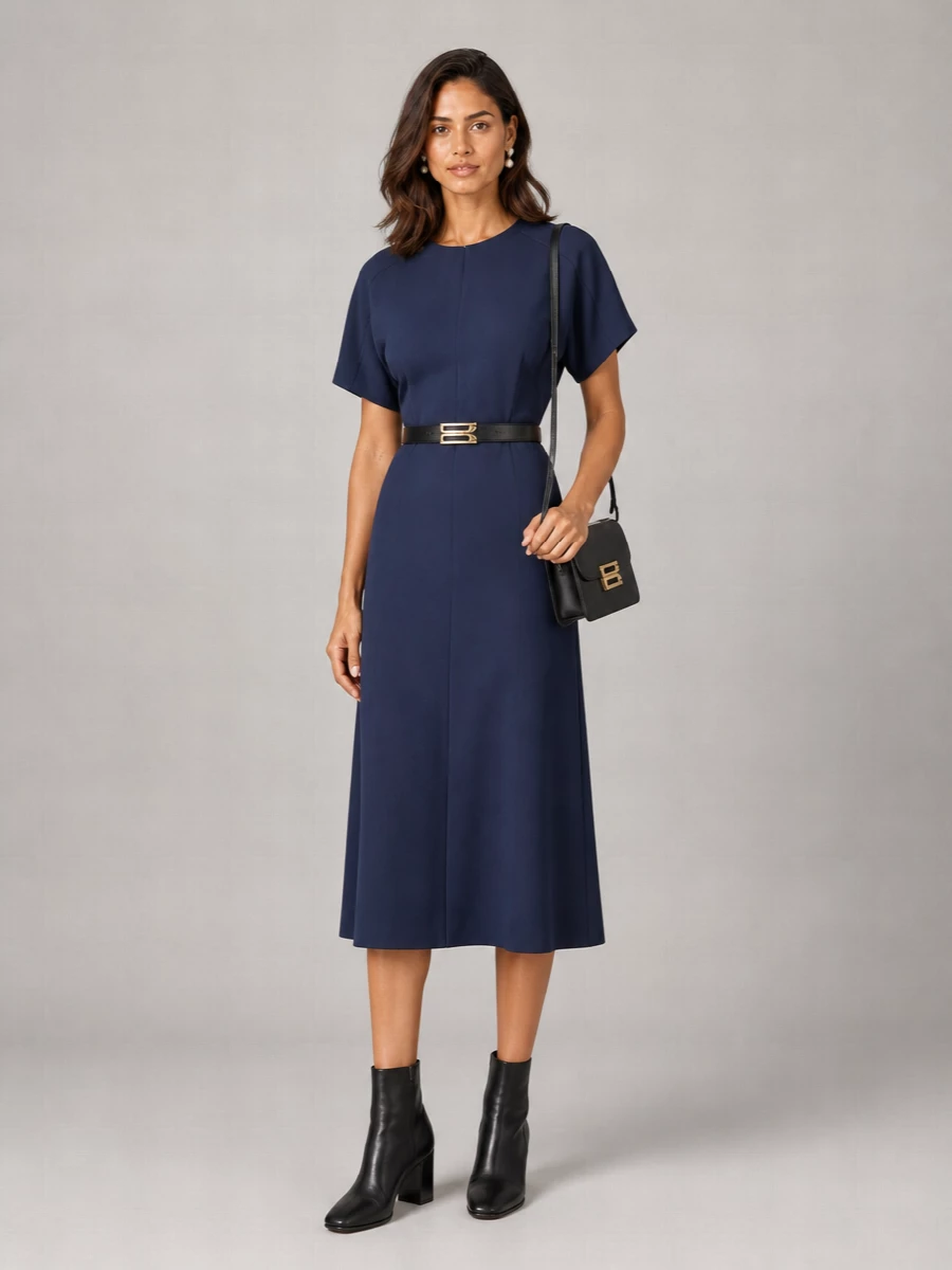 Victoria Beckham Eleanor Midi Dress