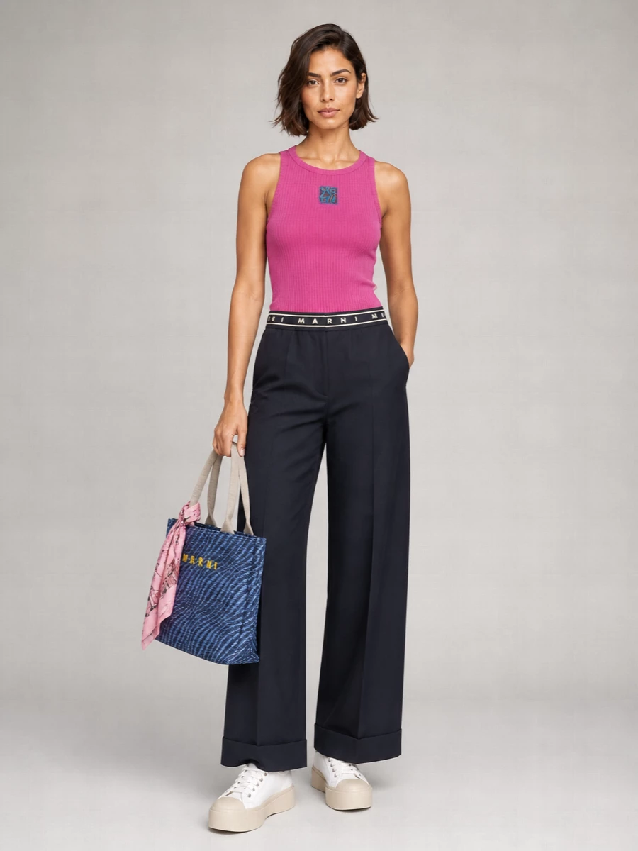 Marni Tropicalia Fabric Tote Bag