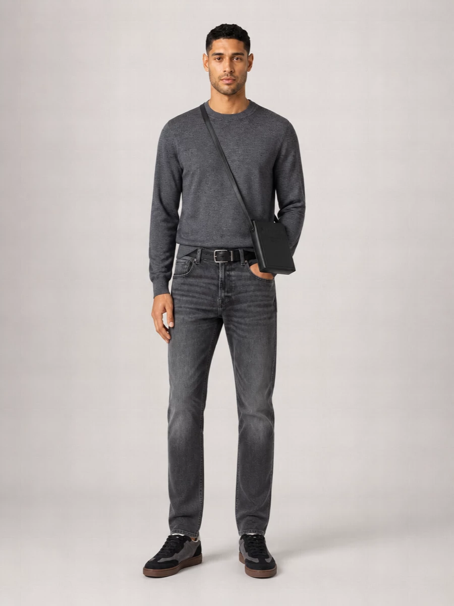 7 For All Mankind Black Denim Jeans
