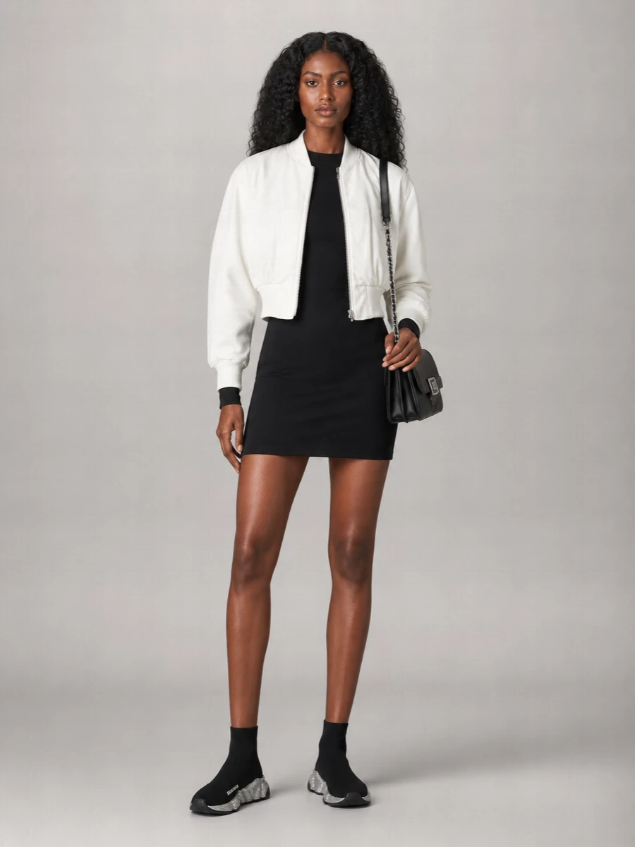 Balenciaga Stretch Nylon High-Top Sneakers