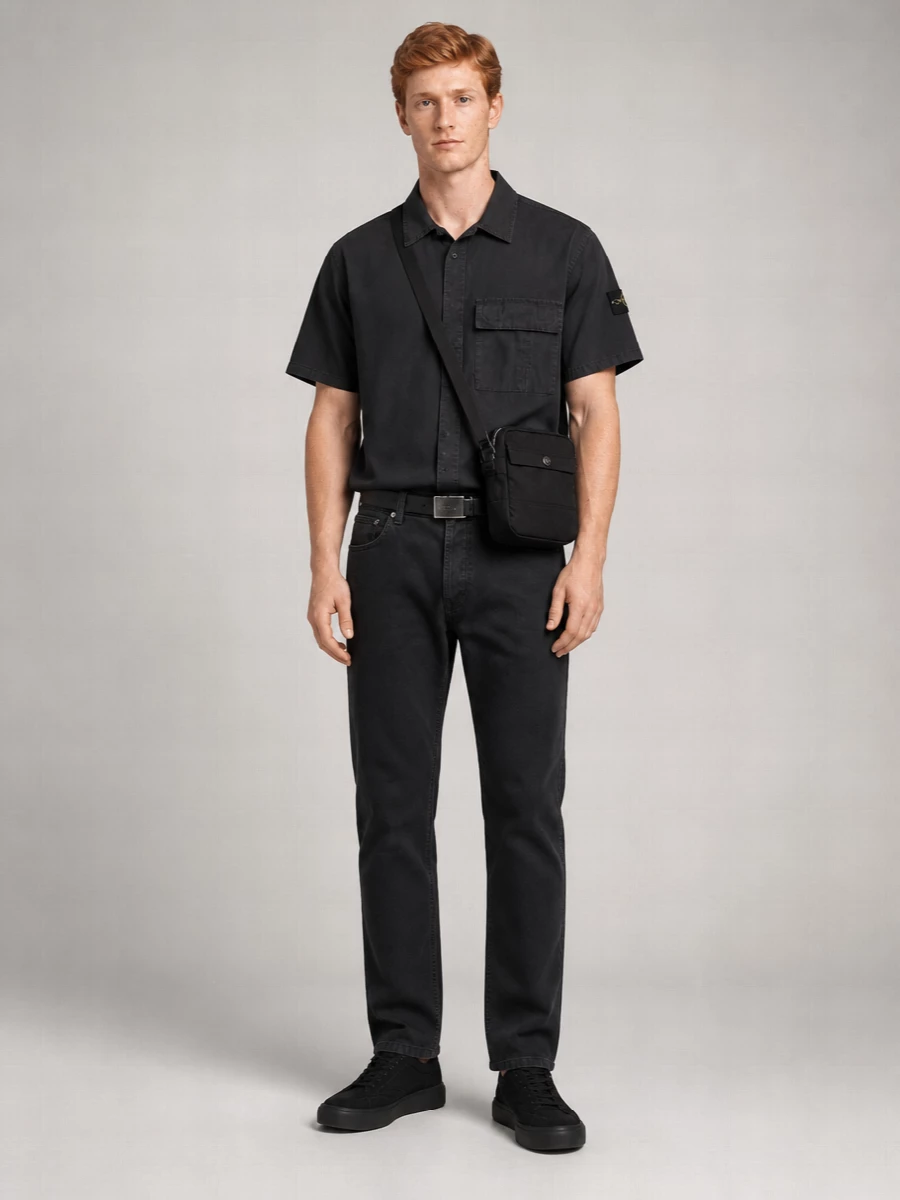 Stone Island Denim Straight-Leg Jeans