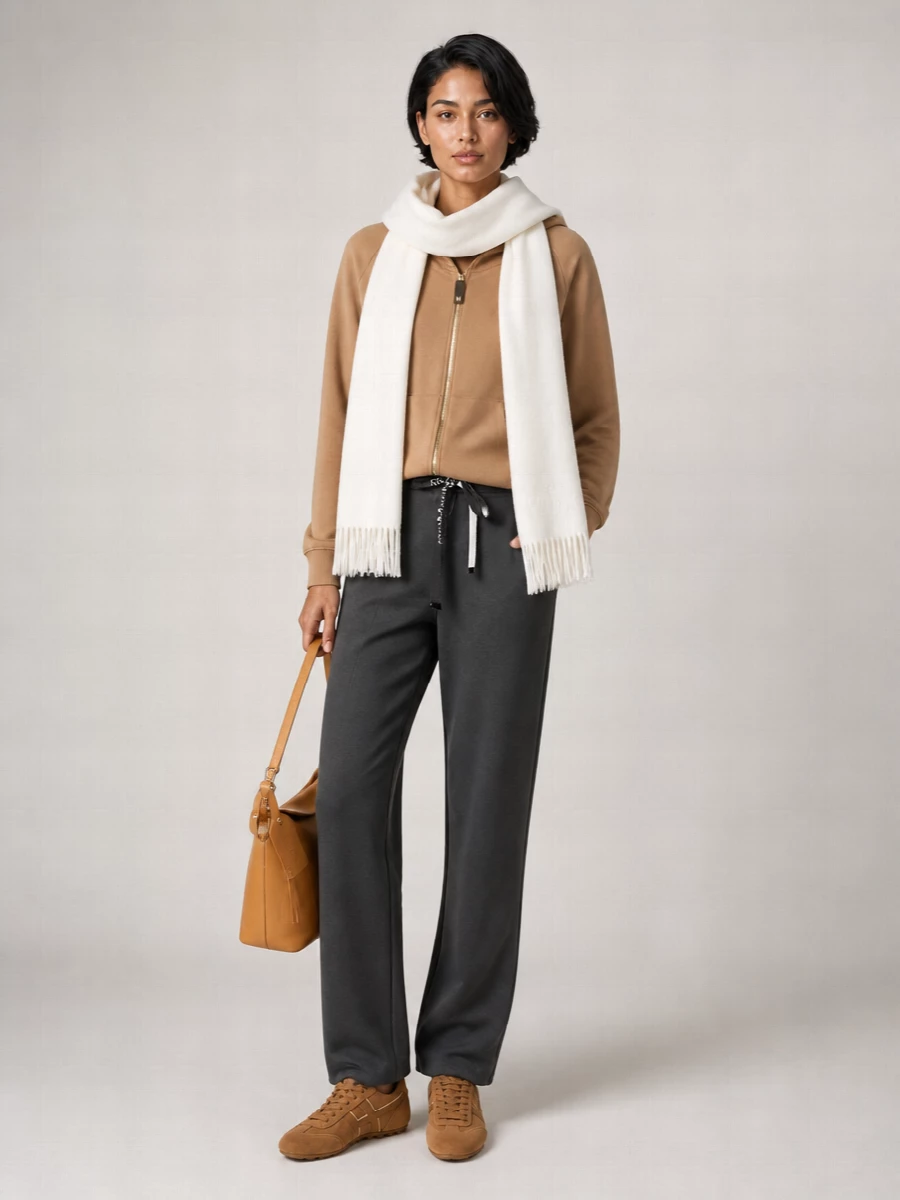 S Max Mara Hooded Zip-Up Sweatshirt