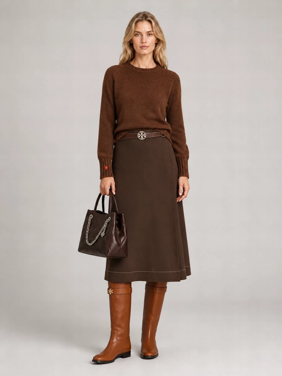 Tory Burch merino wool floral-embroidery sweater