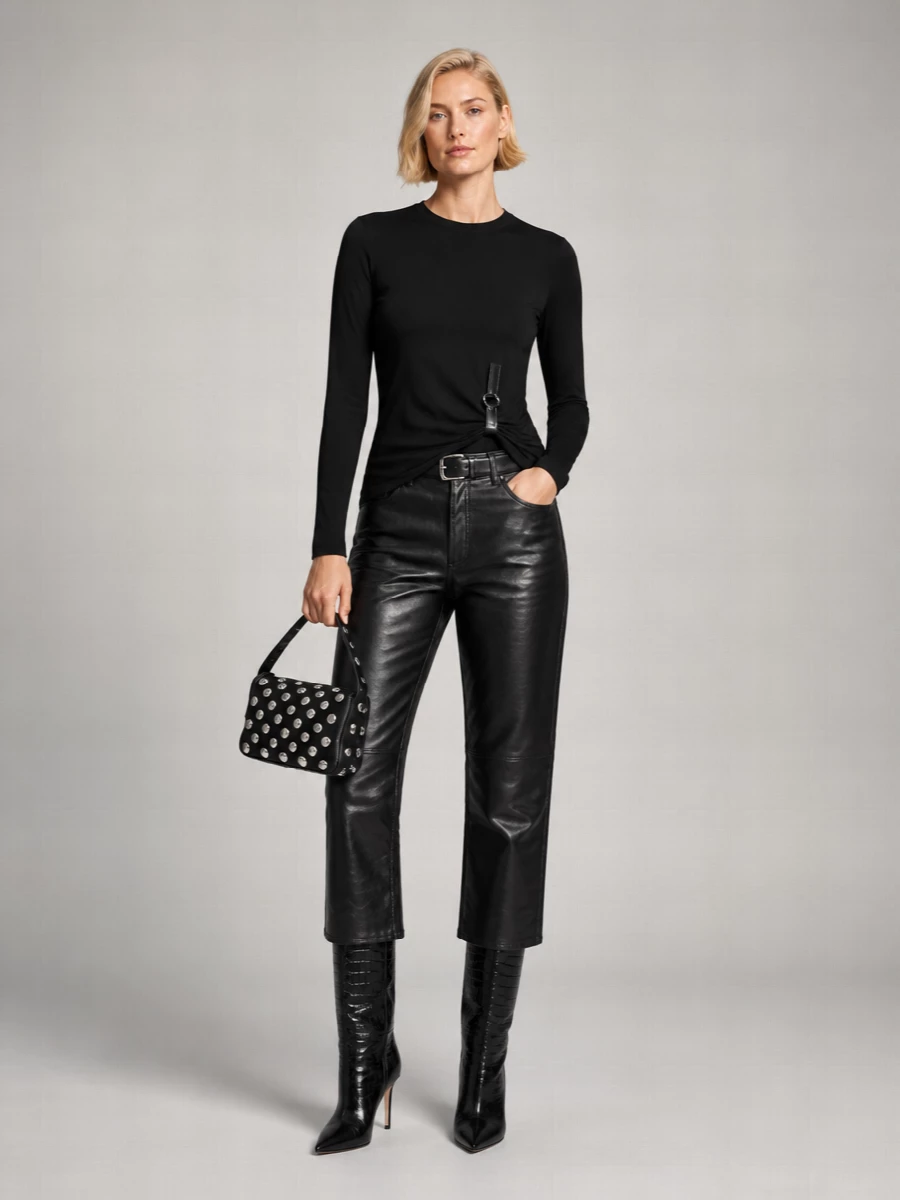 Paris Texas Patent Leather Croc-Effect Stiletto Ankle Boots