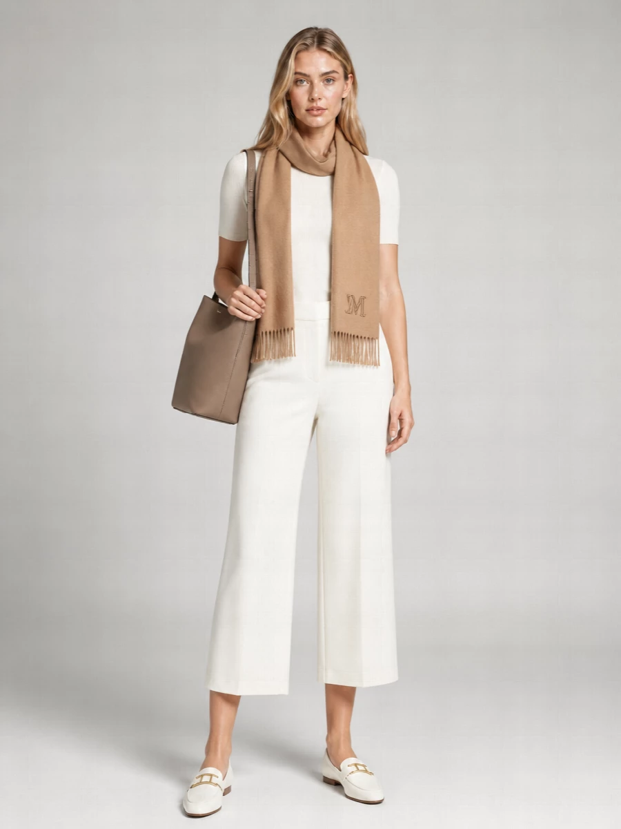 Max Mara 'White Virgin Wool Sweater'