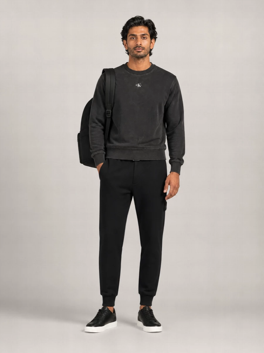 Calvin Klein Cotton Crew Neck Sweatshirt