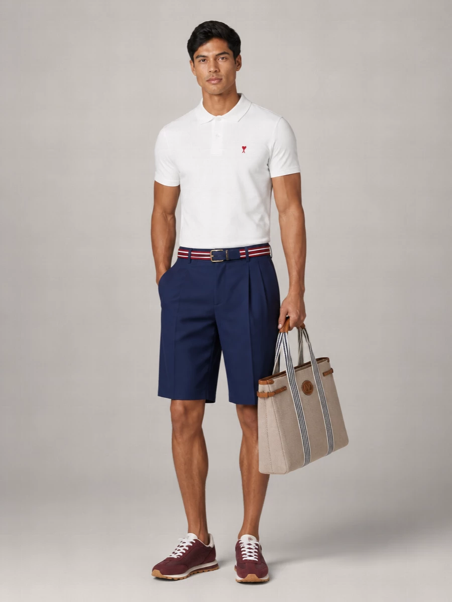 Ami Paris Cotton Polo Shirt