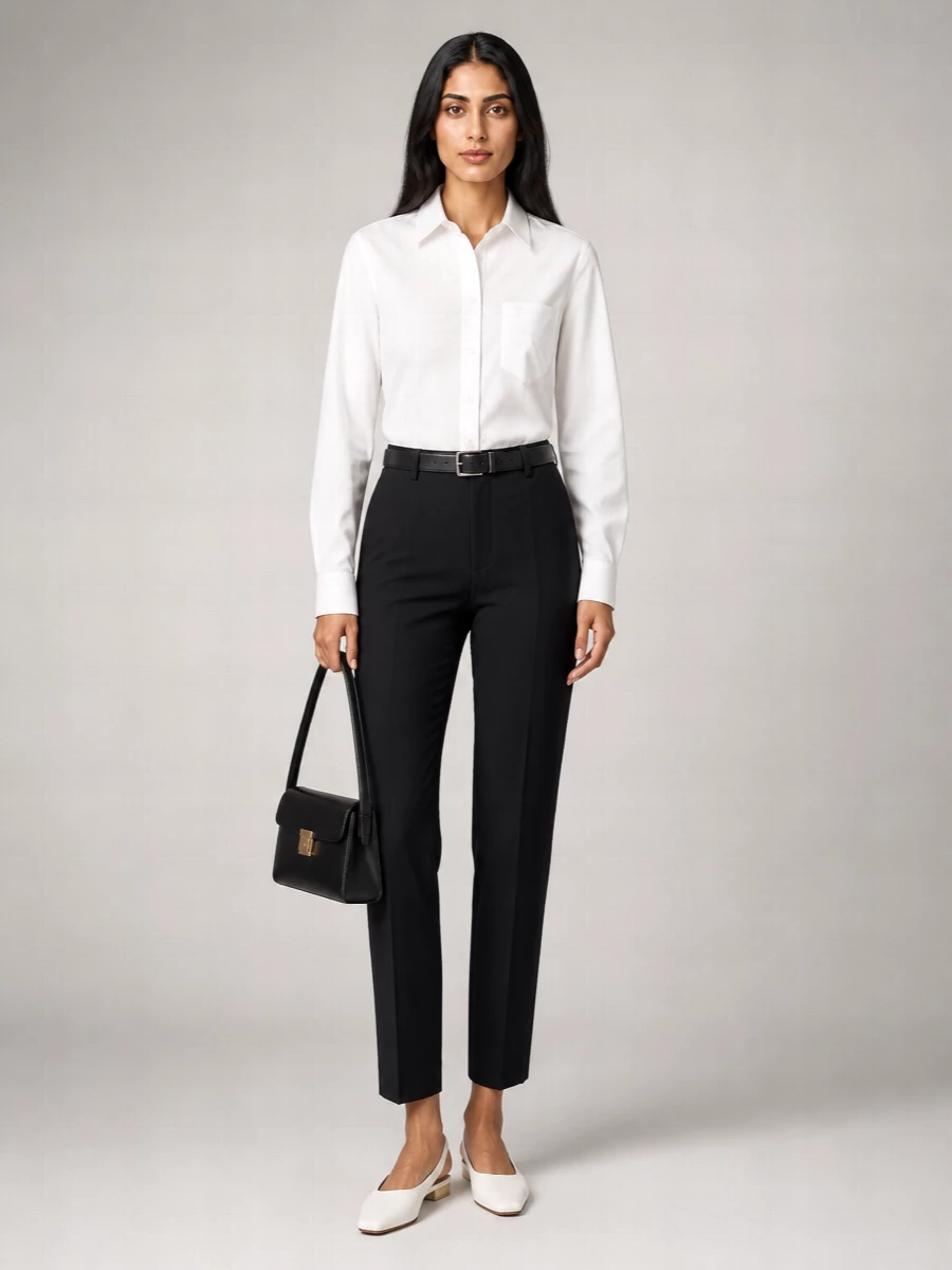 Ami Paris Cotton Wide Shirt Dress