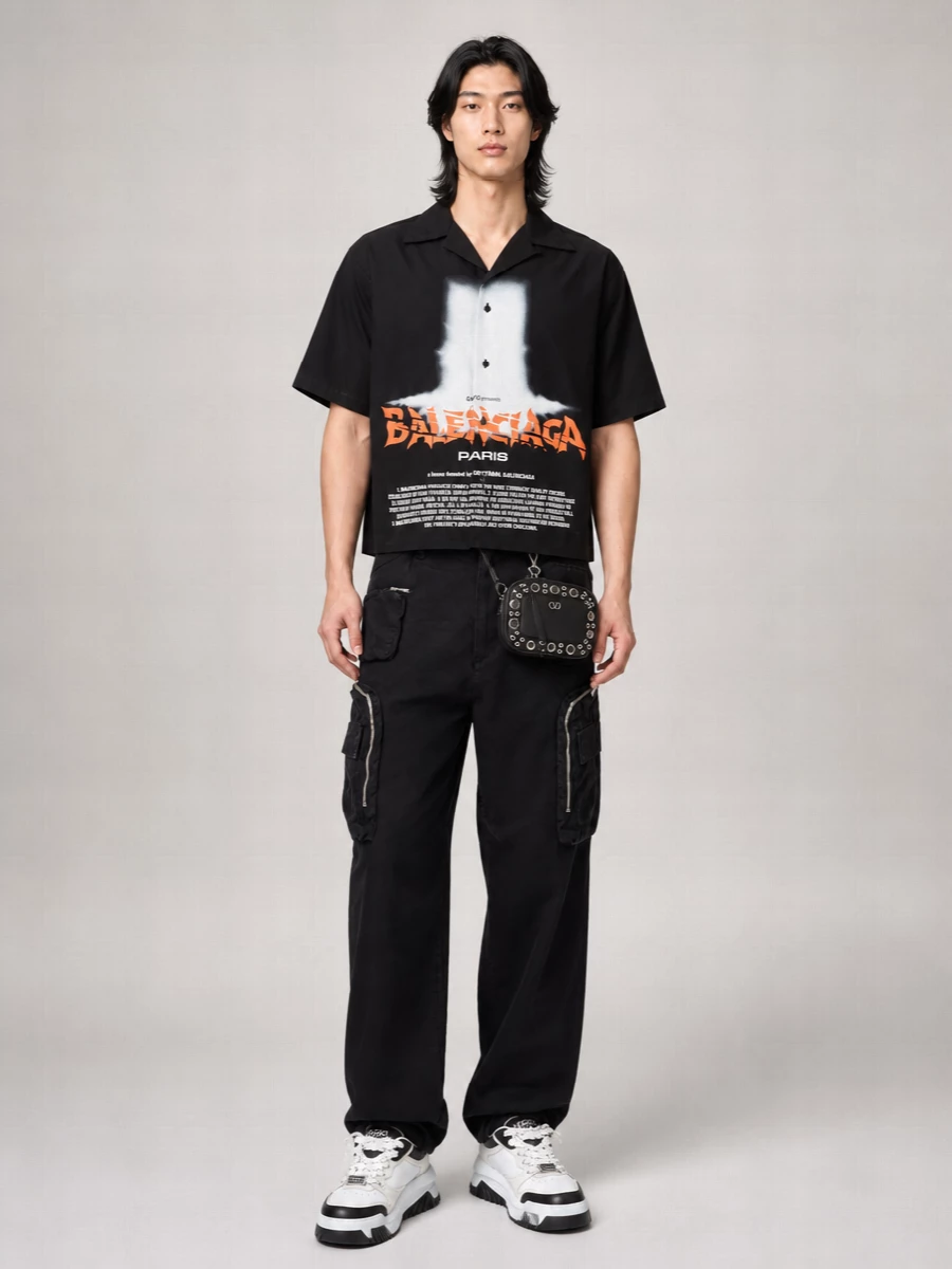 Balenciaga Cotton Bowling Shirt