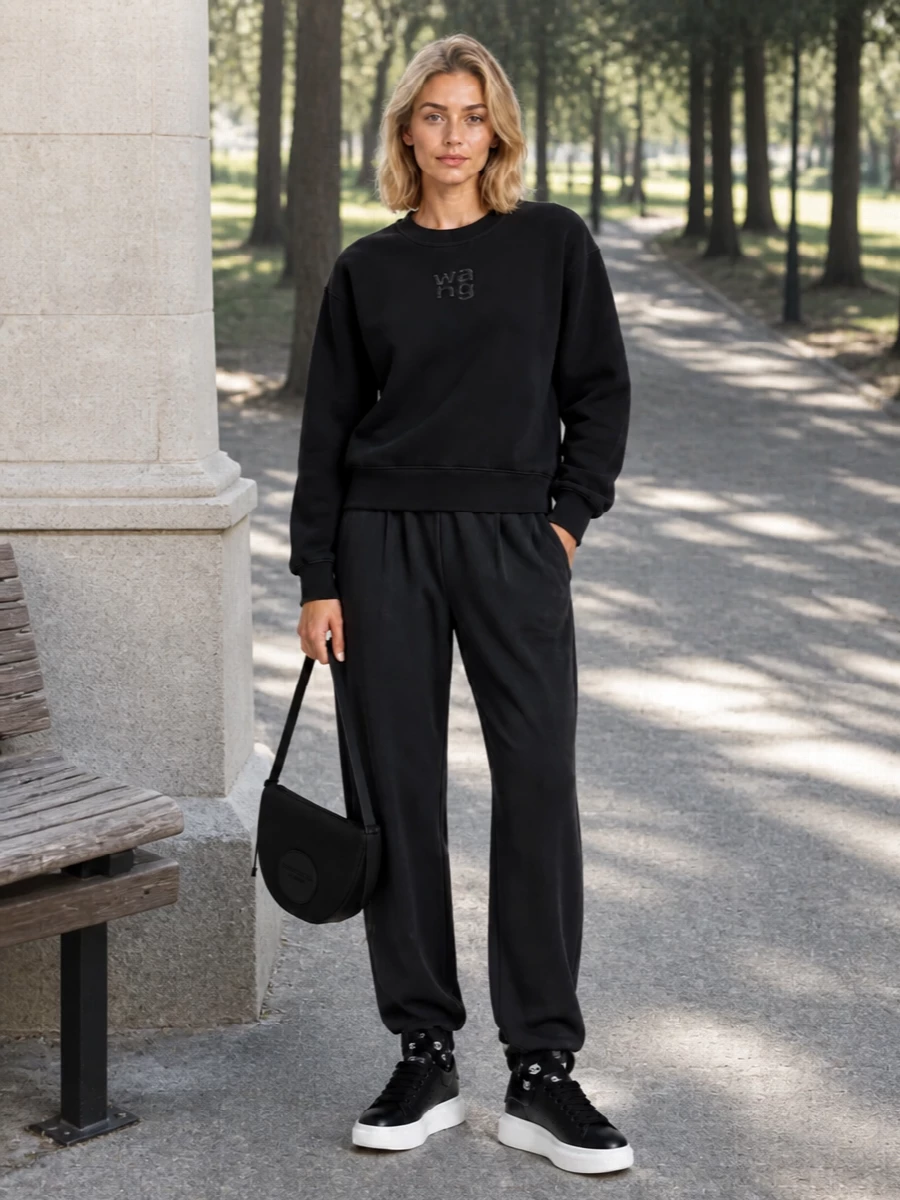 Alexander wang sweatshirt track pants mcqueen sneakers