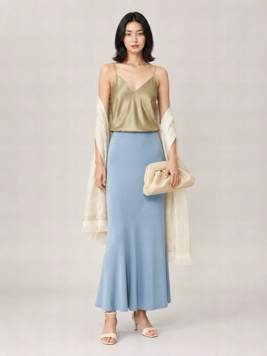 Ermanno Scervino Asymmetric Draped Skirt