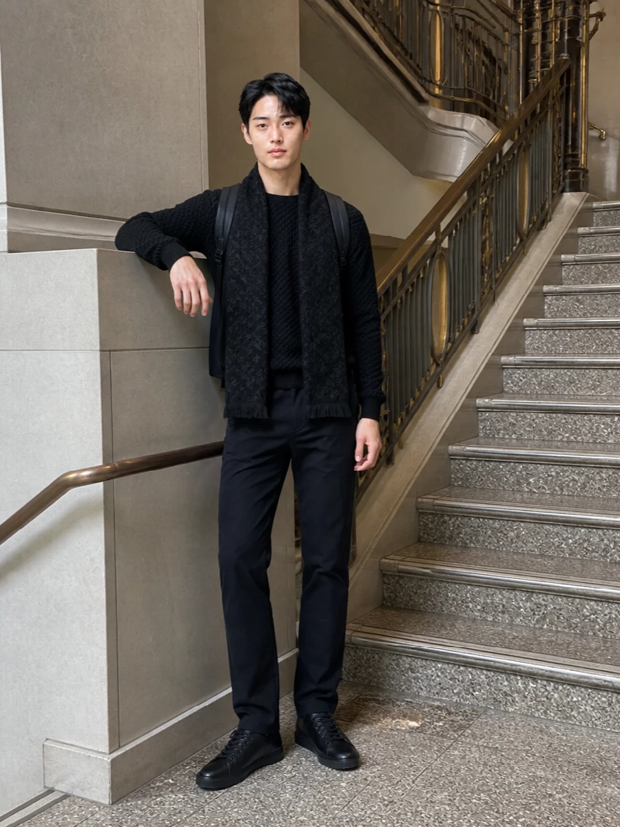 Giorgio armani black jeans axel arigato sneakers