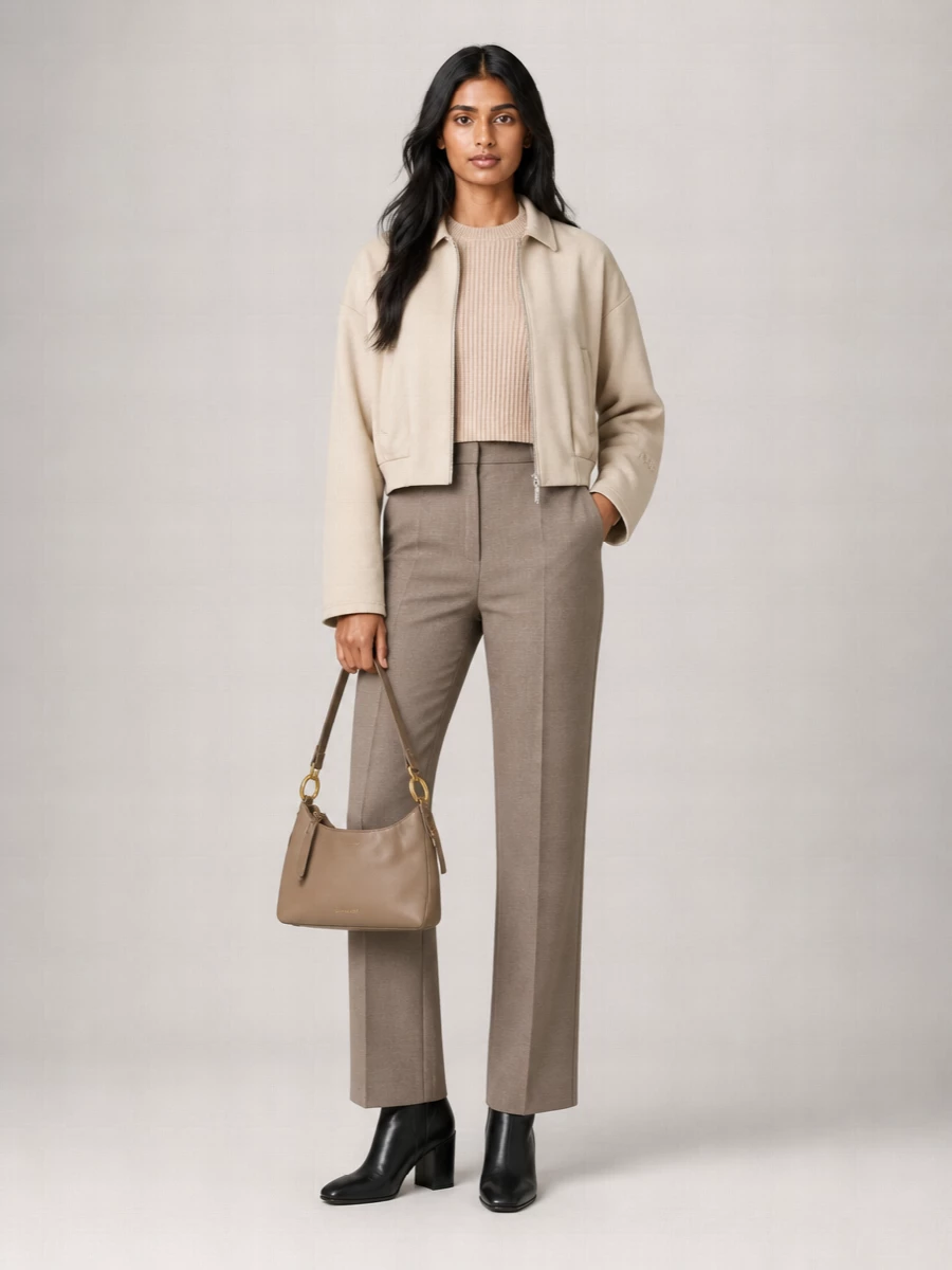 Max Mara Silk-Blend Cropped Jacket