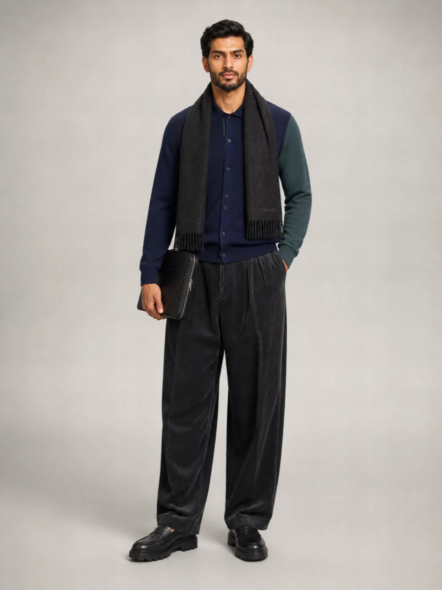 Paul Smith Cotton Straight-Leg Trousers