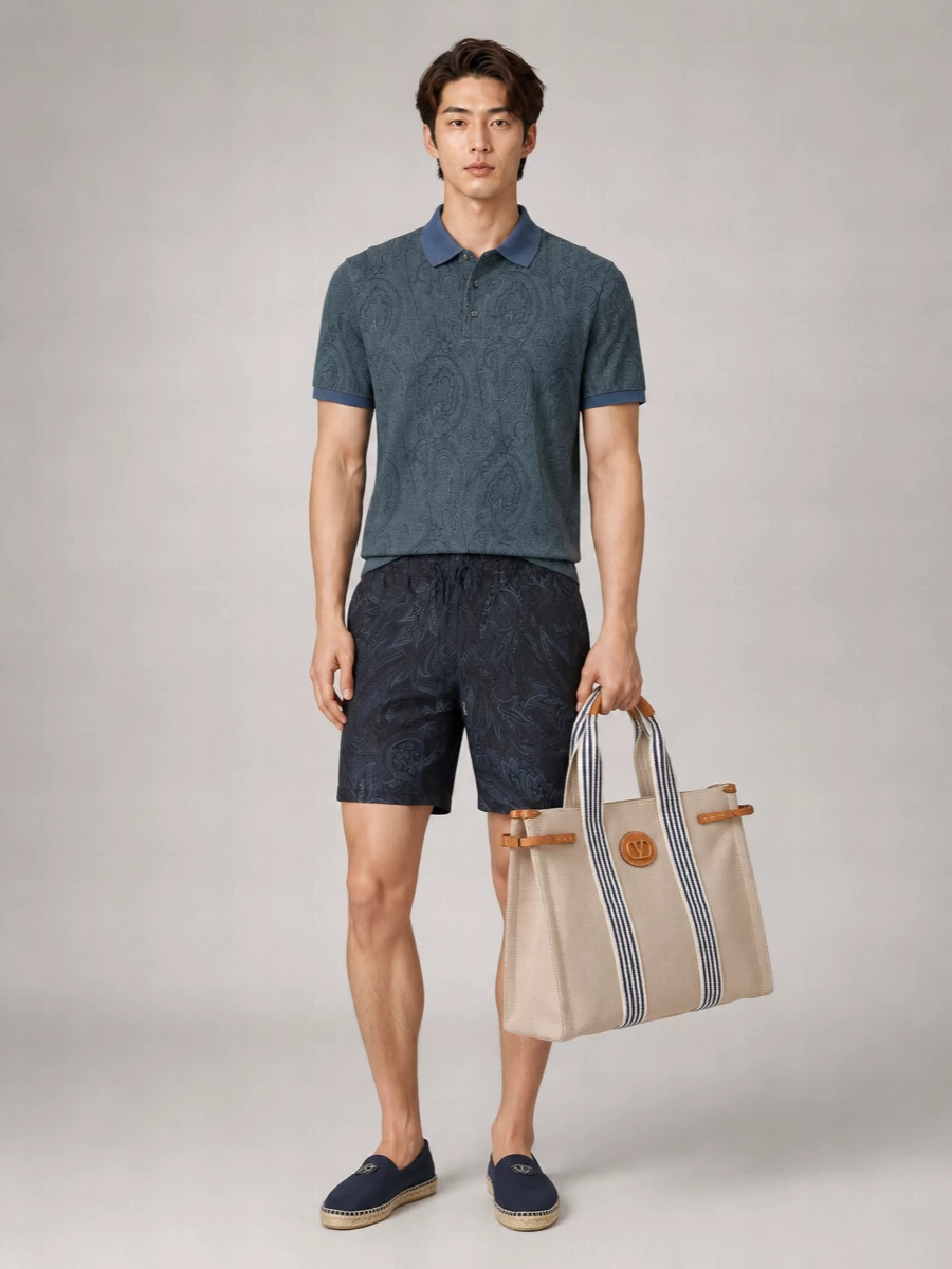 Etro Printed Swim Shorts