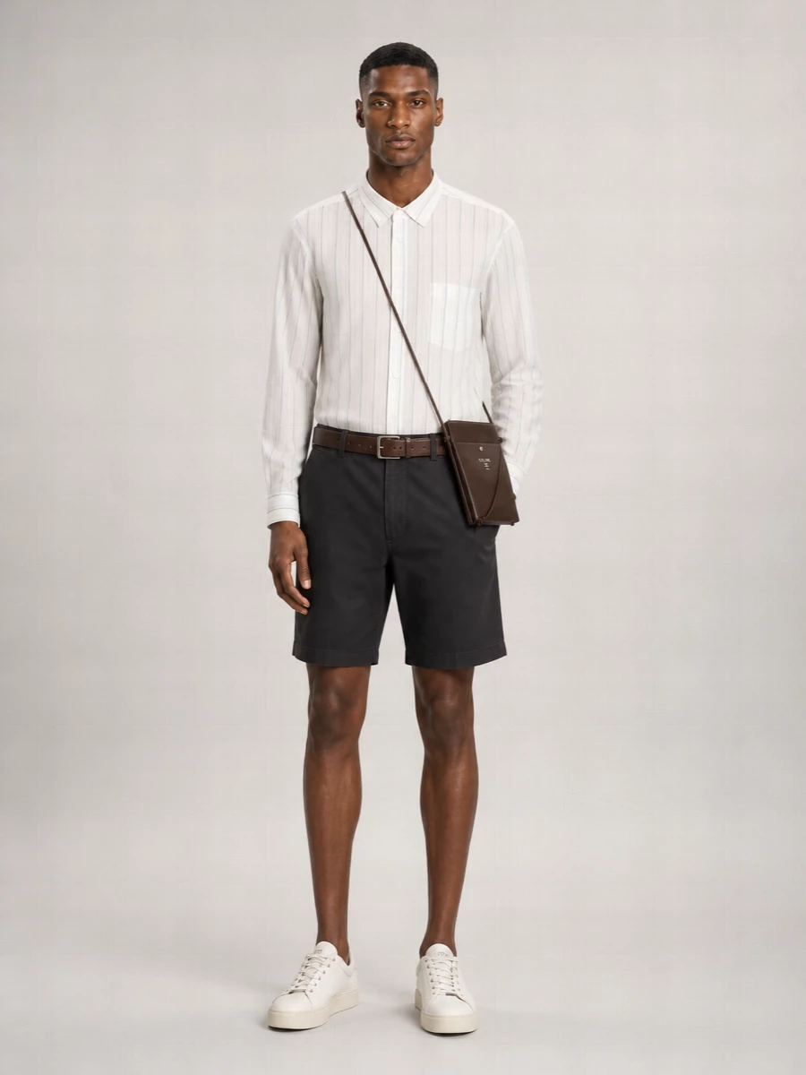 Comme Des Garçons Nylon Chino Shorts