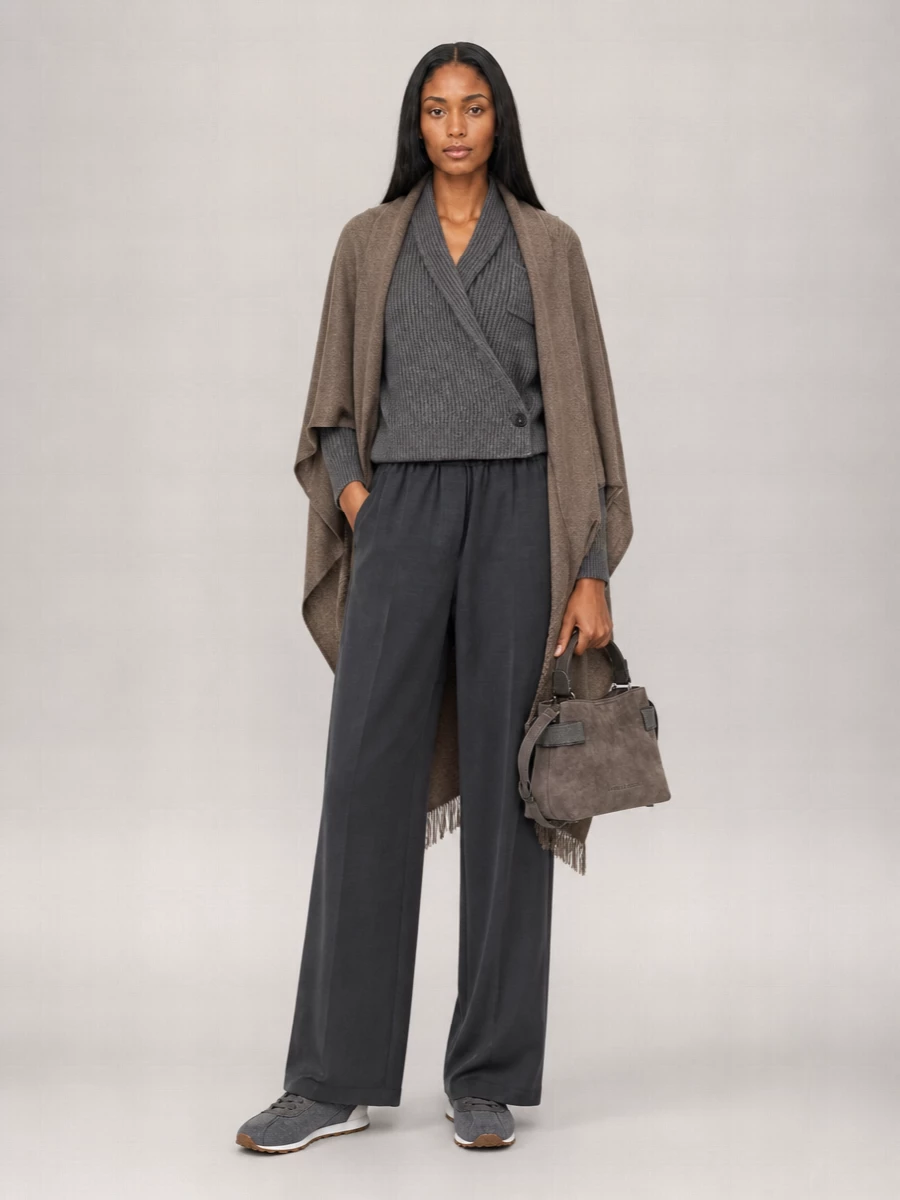 Brunello Cucinelli Sequin Wrap Cardigan