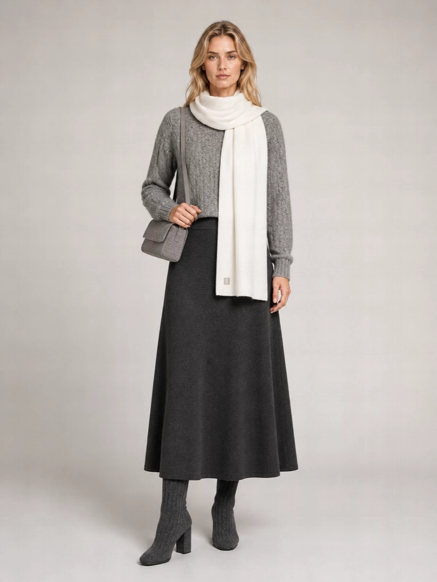 Isabel Marant Virgin Wool Boat Neck Bouclé Knit Sweater