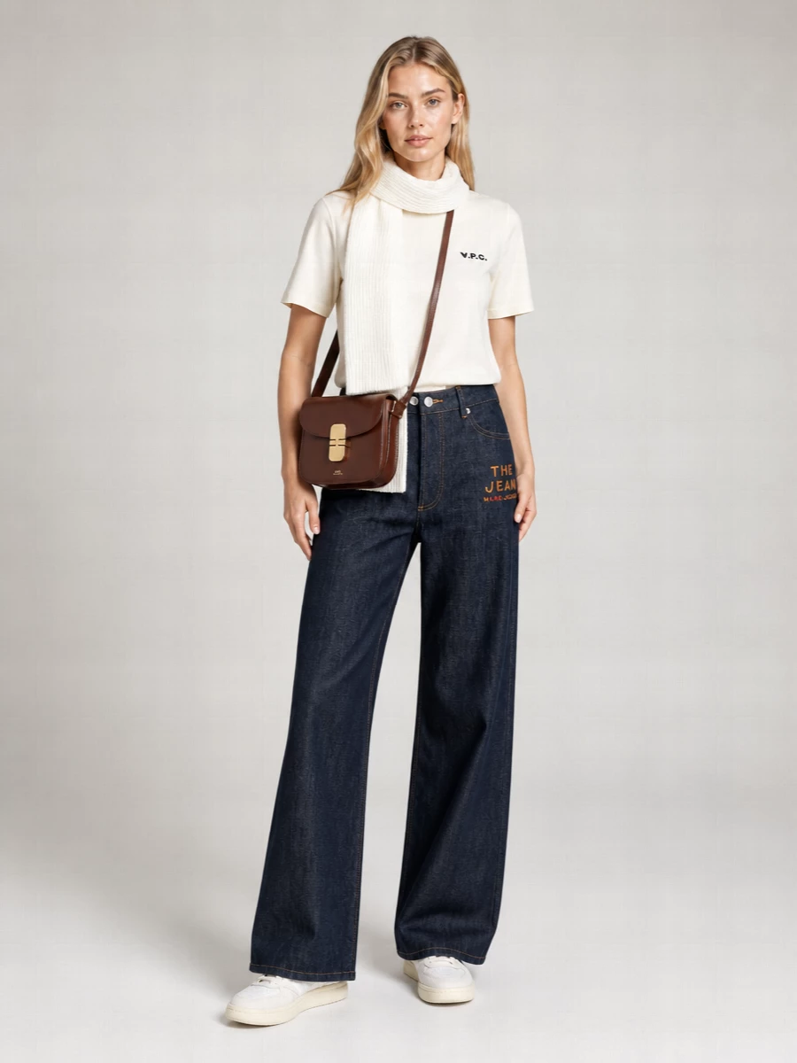 A.p.c. Cotton Boxy Logo-Print T-Shirt