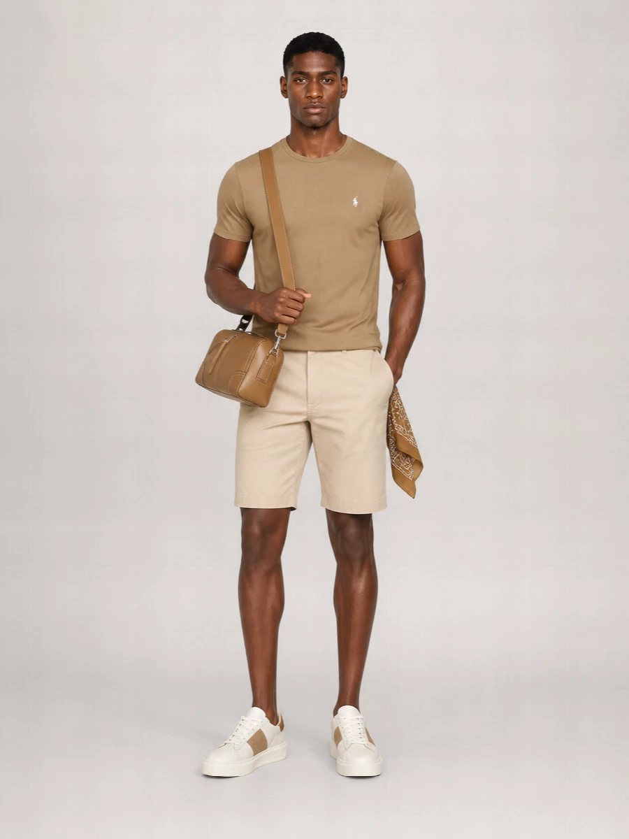 Ralph Lauren Cotton Crew Neck Short Sleeve T-Shirt