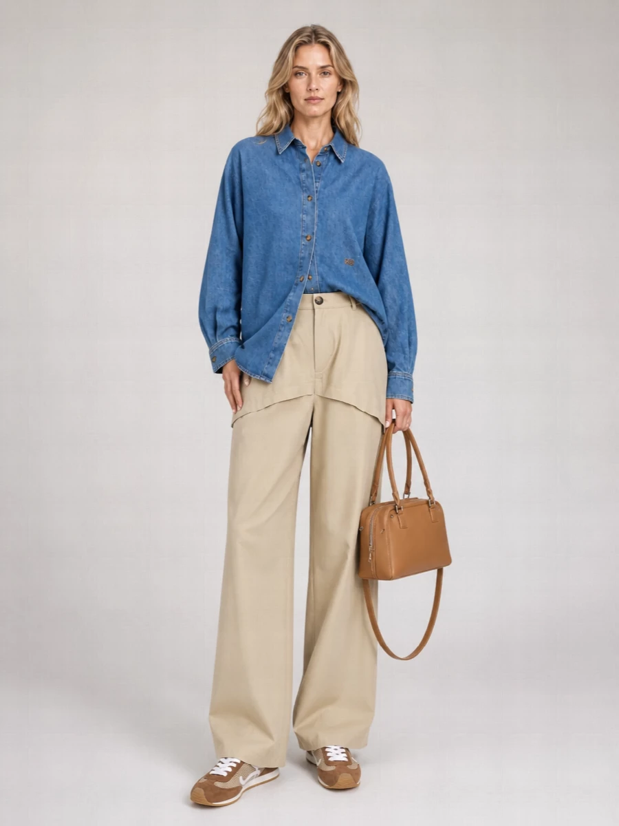 Loewe relaxed-fit denim shirt