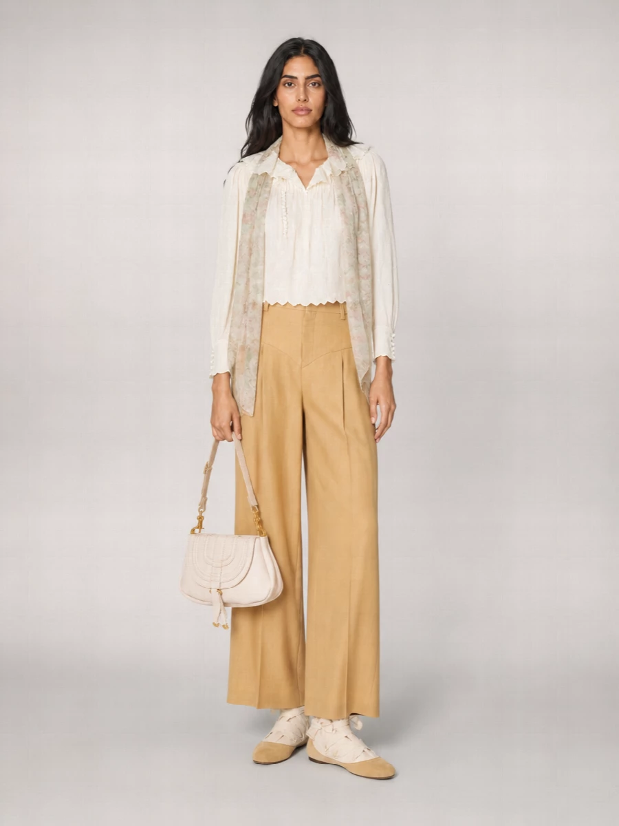 Isabel Marant Cotton Ballerina Shoes